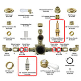 1/2" Exposed Thermostatic Shower System Maintenance Service Pack (32 Points)