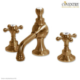 Coventry Brassworks Limited Widespread Lavatory Faucet with Cross Handle
