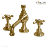 Coventry Brassworks Limited Widespread Lavatory Faucet with Cross Handle