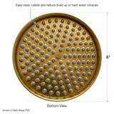 8" Deluxe Rainhead Shower Head for Exposed Thermostatic Shower Systems