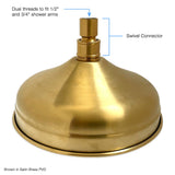 8" Deluxe Rainhead Shower Head for Exposed Thermostatic Shower Systems