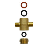 4-Way Tee Assembly for Coventry Brassworks Widespread Lavatory Faucet