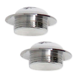 Coventry Brassworks Bundle of Ceramic Hot and Cold Buttons with Metal Ring