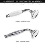 Coventry Brassworks Luxury 3/4" Exposed Thermostatic Shower System with 12" Shower Head, Diverter, and Ceramic Handheld Shower with Cross Handle