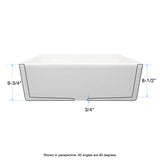 Italian Handmade Ceramic White Farmhouse Sink