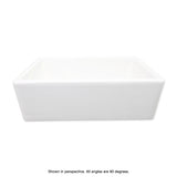 Italian Handmade Ceramic White Farmhouse Sink