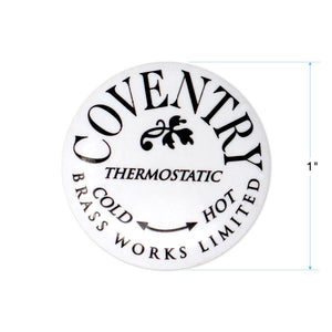 Ceramic Button for Coventry Brassworks 1/2" Thermostatic Temperature Control Lever