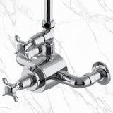 Waterworks Easton Classic Exposed Thermostatic Shower System with 8" Rainhead Showerhead