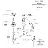 Sigma 2700 Series Widespread Lavatory Faucet
