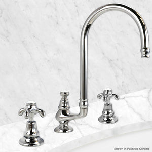 Lavatory Faucet with Drop Cross Handle