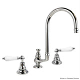 Lavatory Faucet with Ceramic Lever Handle
