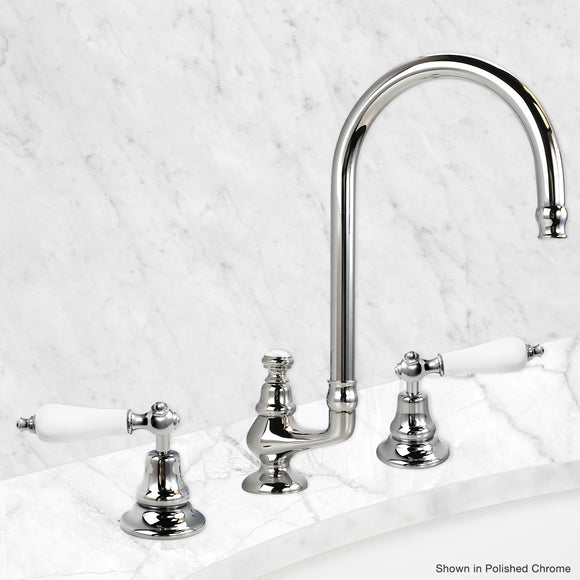 Lavatory Faucet with Ceramic Lever Handle