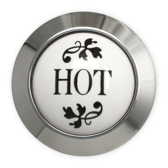 Coventry Brassworks Ceramic Hot Button with Metal Ring 88.01.200