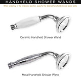 Ultra Luxury Exposed Thermostatic Shower System￼ with 8" Shower Head, Handheld Shower, and Slidebar