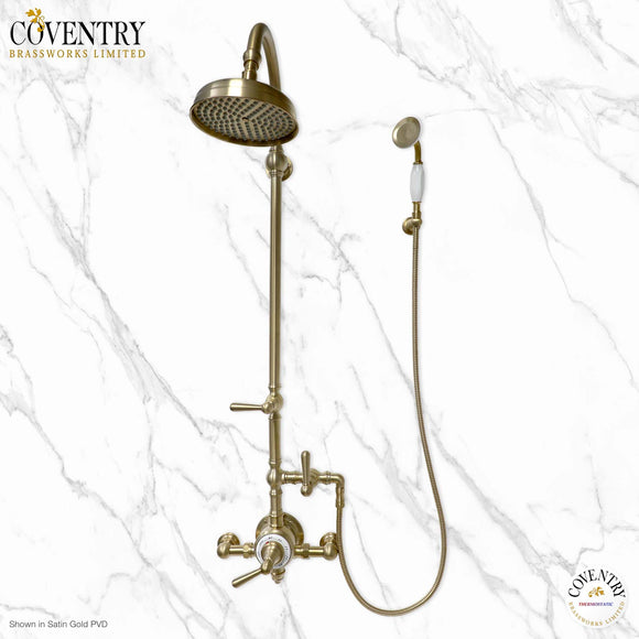 Ultra Luxury Exposed Thermostatic Shower System￼ with 8